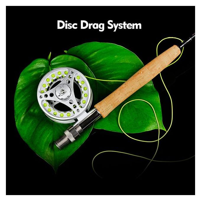 Full Metal Fly Fishing Reel Aluminum Alloy Body Reel with CNC