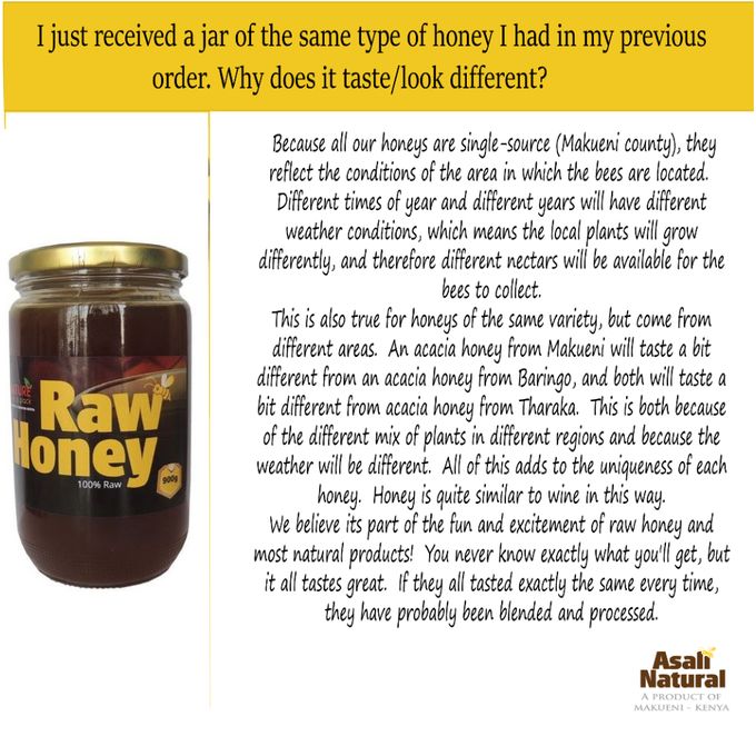 Asali Natural Raw Honey- 900g @ Best Price Online | Jumia Kenya