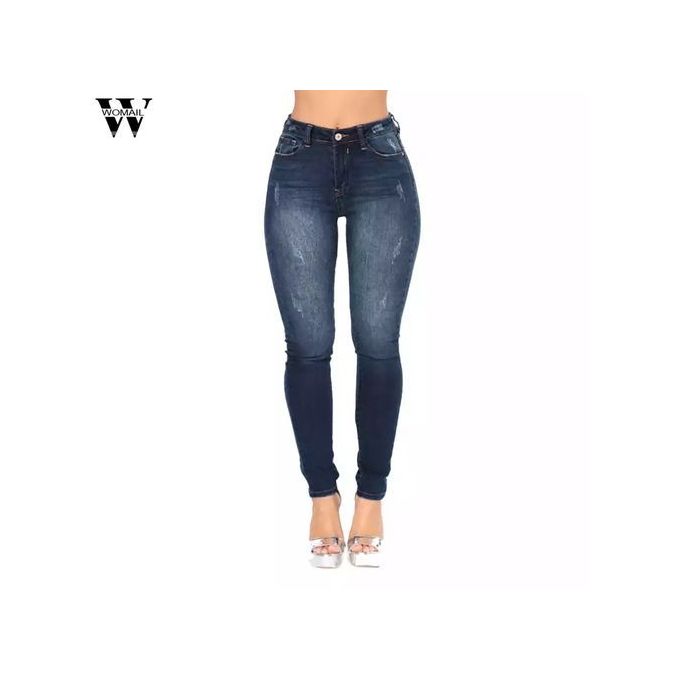 Fashion Ladies Jeans- Blue @ Best Price Online | Jumia Kenya