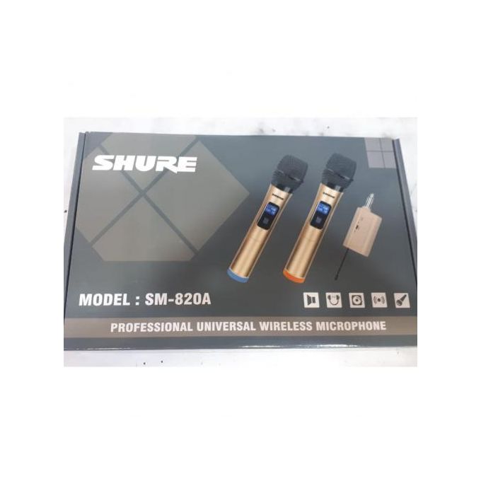 Microphone Sans Fil SHURE SM-820A - SOUMARI