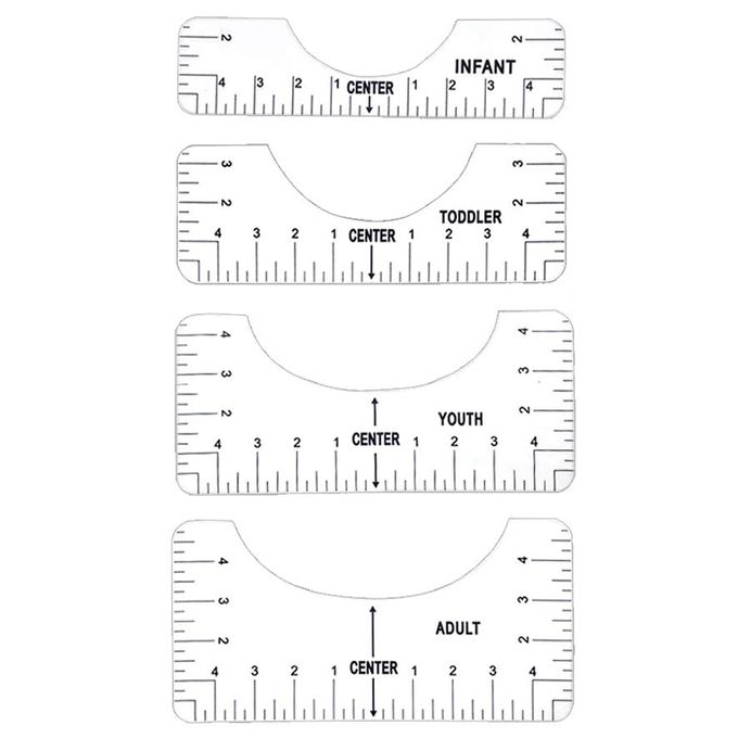 Generic T-Shirt Ruler Guide Alignment Tool For Vinyl, Alignment