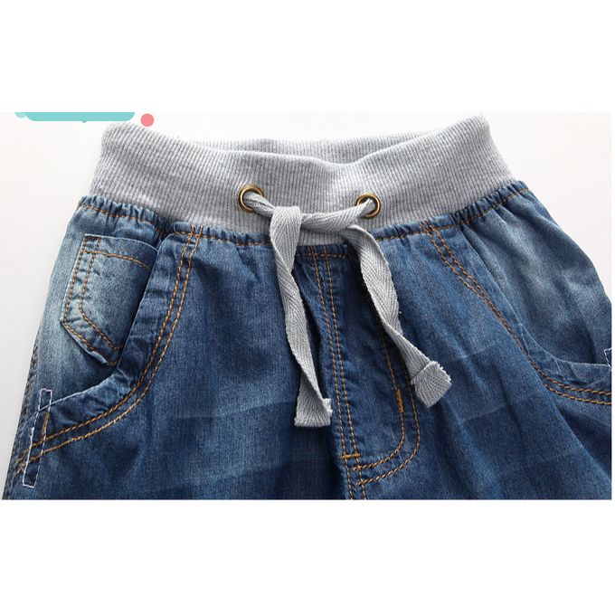 product_image_name-Fashion-Baby Boys Summer Cute Fashion Denim Shorts Kid Casual Beach School Play Jean Short Pants-2