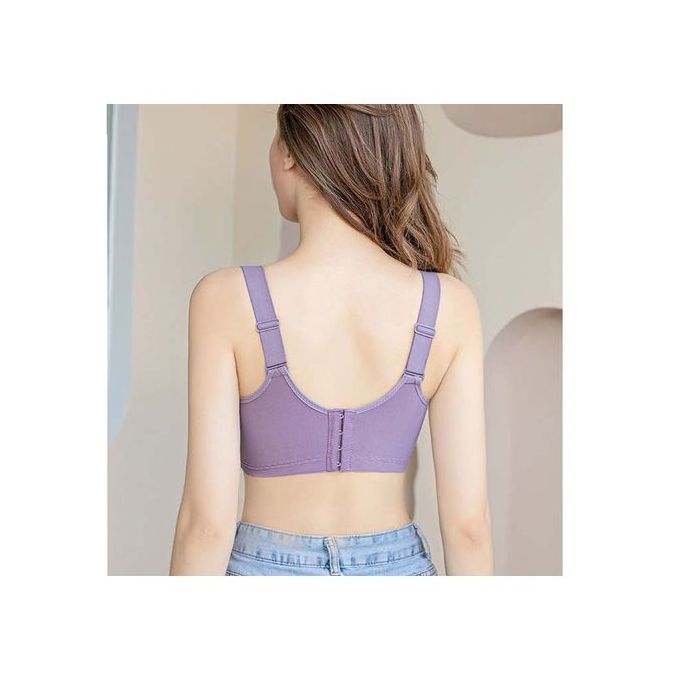 Breastfeeding Clothing Breathable Air Bra Dupepe Bandeau Top Cotton Bras 34  Breastfeeding Bralette Breast Pad 42 Sport Purple : : Fashion