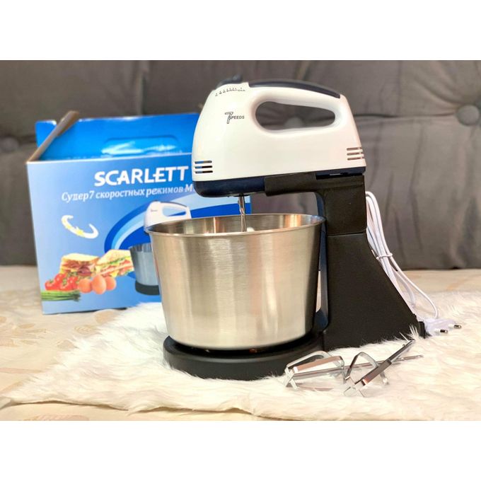 product_image_name-Scarlet-Original 7 Speed Electric Hand Mixer With Bowl-2