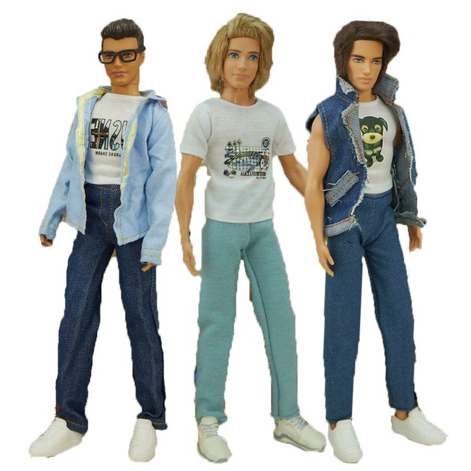 Ken Doll Cloth Jeans Denim Jacket Coat Trousers Hoodie Doll Boyfriend Ken Clothes Daily Wear @ Best Online | Jumia Kenya