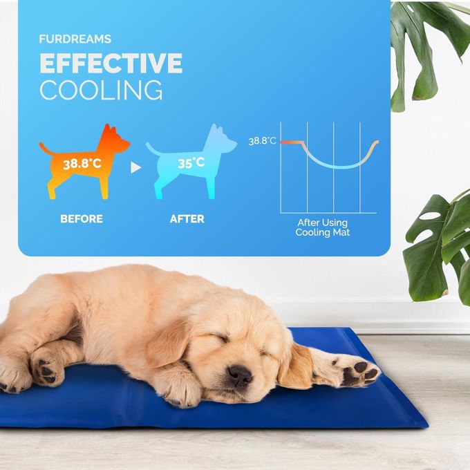Generic Self Cooling Mat Bed for Dogs, Cats to Prevent Overheating