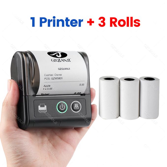 Generic 58 Mini Portable Printer Thermal Mini Printer For Mobile Phone PC Android IOS USB Bluetooth Printer Best Price Online | Jumia Kenya