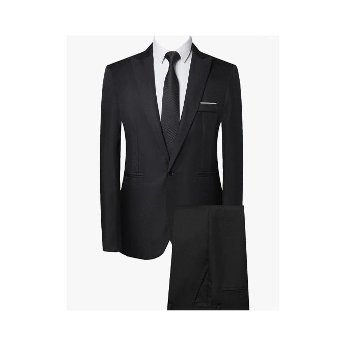 Men's Two-piece Suit (Jacket + Pants), Slim Fit Formal Suit