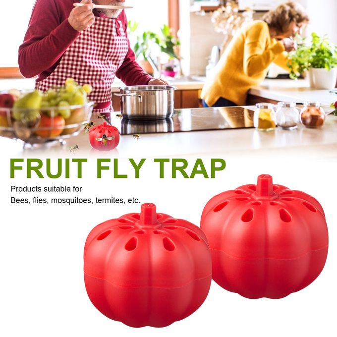2Pcs Reusable Fruit Fly Traps Indoor Fly Trap for Home Kitchen Bottle Gnat  Traps