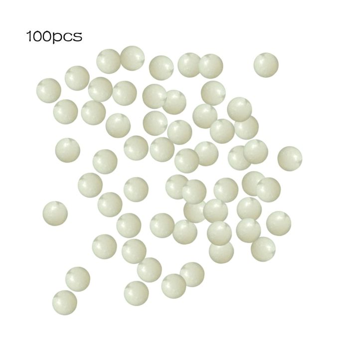 Generic 100pcs/lot Luminous Glow Beads Fishing Space Beans Round