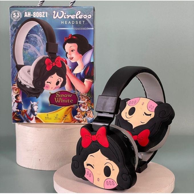 Generic AH-806Z1 Wireless Headset – Snow White Cartoon