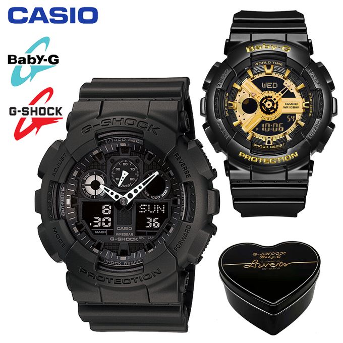 G Shock Baby G Men Women Sport Couple Watch BA 110 1A GA 100 1A1