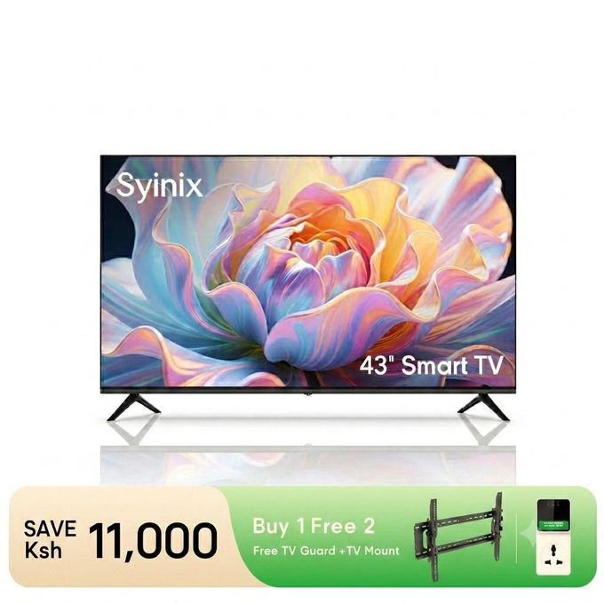 Syinix Syinix 43S65H 43" Smart TV - Full HD, Android, Wi-Fi, Voice Control
