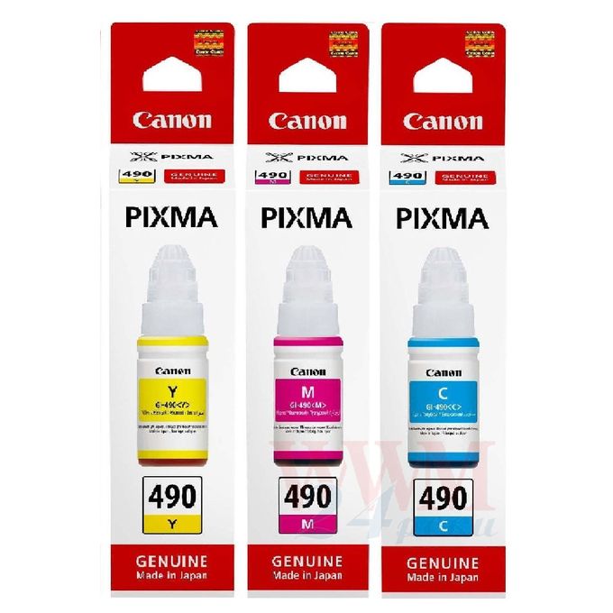 ink cartridge gi 490 tri colour c y m