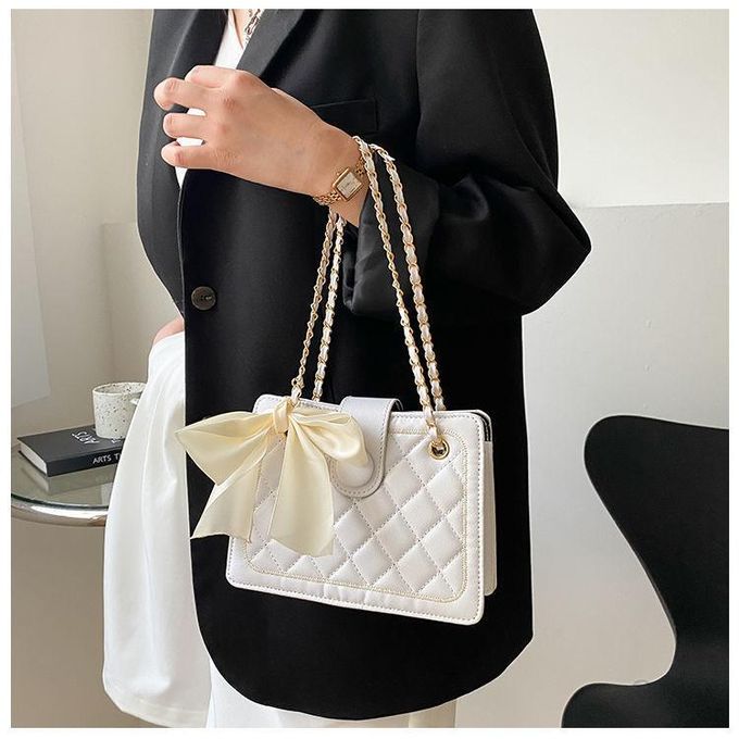 Diamond Silk Scarf Hand-Held Crossbody Bags