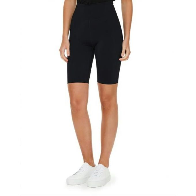 black womens biker shorts