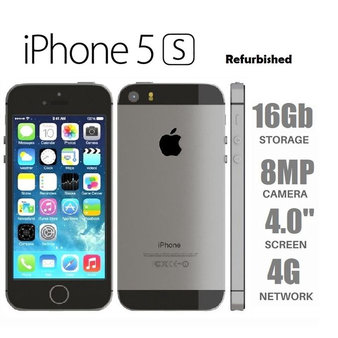 Apple Iphone 5s Smartphone 4 Inches 16gb Rom 1gb Ram 8mp Single Sim Refurbished Best Price Online Jumia Kenya
