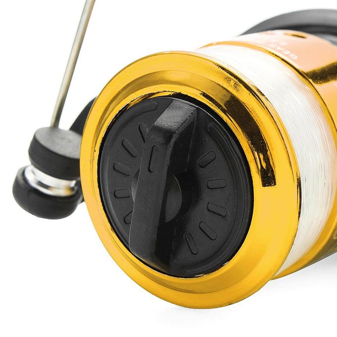 Generic Spinning Reel 3BB Spool Saltwater Freshwater Surf Casting 35  Multipoints Yellow @ Best Price Online