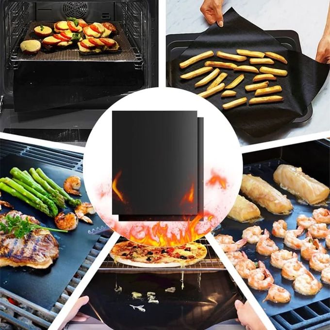 Generic Heat Resistant Non Strick BBQ Grill Mats Baking Mat Liner