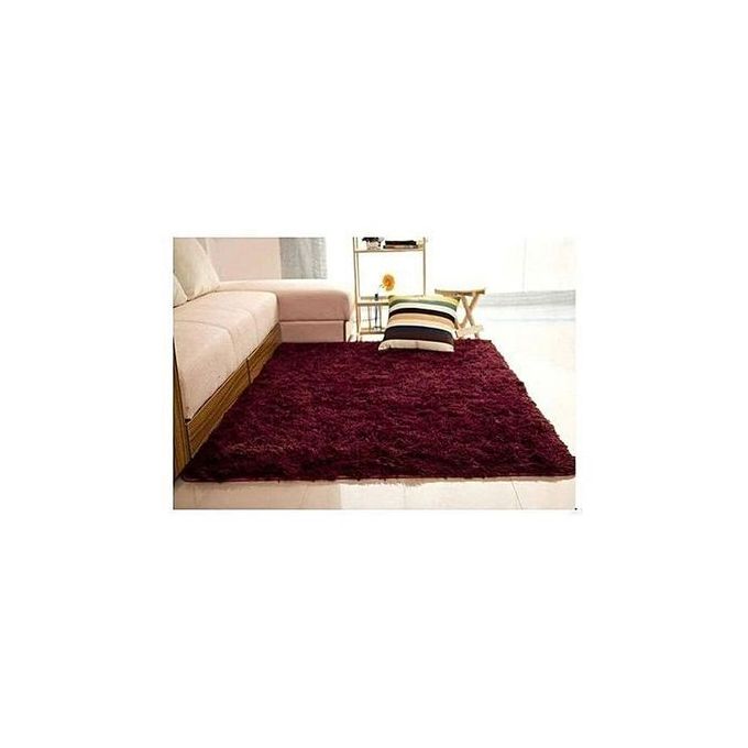 Generic Fluffy Carpets 7 X 10 Maroon Best Price Online