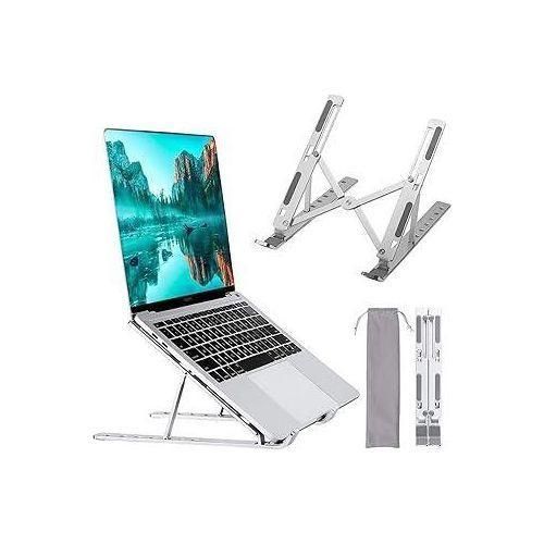 Adjustable Ergonomic laptop stand for desk features 7 adjustable angles ranging from 15 to 45 allowing you to customize the angle to a comfortable working position based on your specific needs
