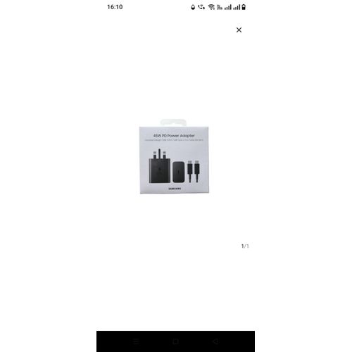 45 W Original PD Adapter USB -C Super Fast Charger