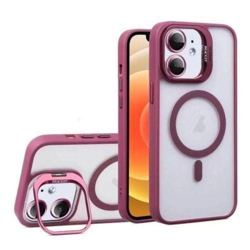 Premium Magnetic Case with Camera Lens Protection, Kickstand, and MagSafe Compatibility for iPhone 14 – Slim & Transparent Protection