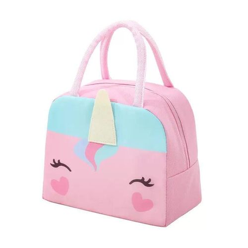 Insulated Portable Lunch Bag with Cute Cartoon Patterns