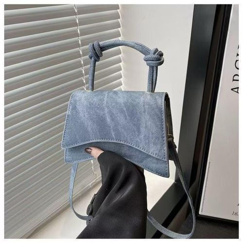 Soft Denim Cross-Body Bag