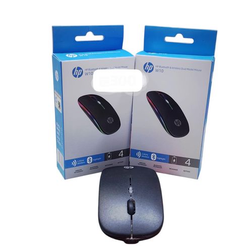 High Quality Dual Mode Rechargeable Wireless Mouse 2.4GHz USB & Bluetooth Connectivity, Silent Click, Ergonomic Design, Long Battery Life