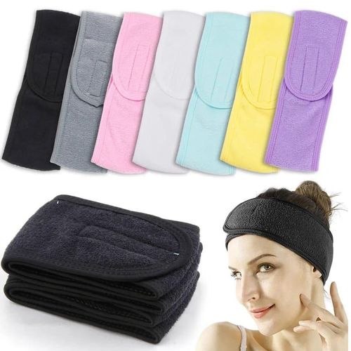 Microfiber Spa / Jogging Headbands – 6PCS Soft Makeup & Sports Hair Bands
