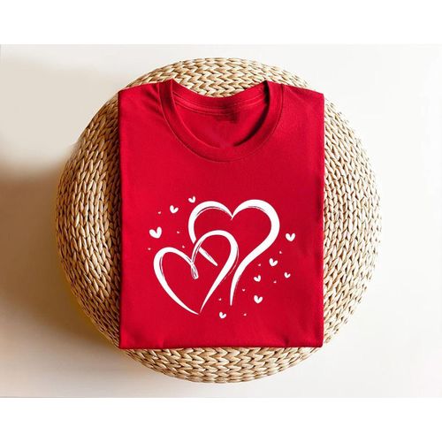 valentine-T shirt printed- gifts 2 pairs