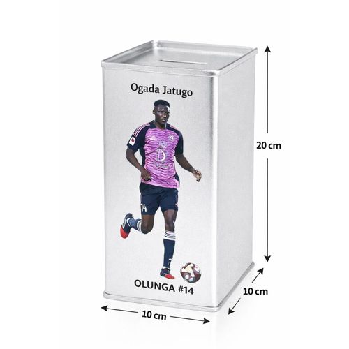 Engineer Michael Olunga Piggy Bank Inspirational Football Savings Box Technical University of Kenya Alumni Tribute