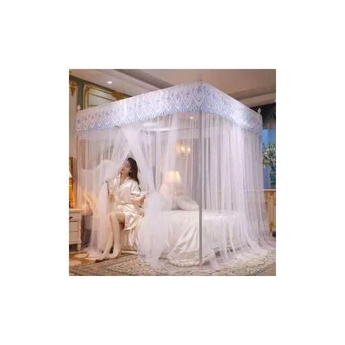 5 By 6 White Mosquito Net With Portable Metallic Stand