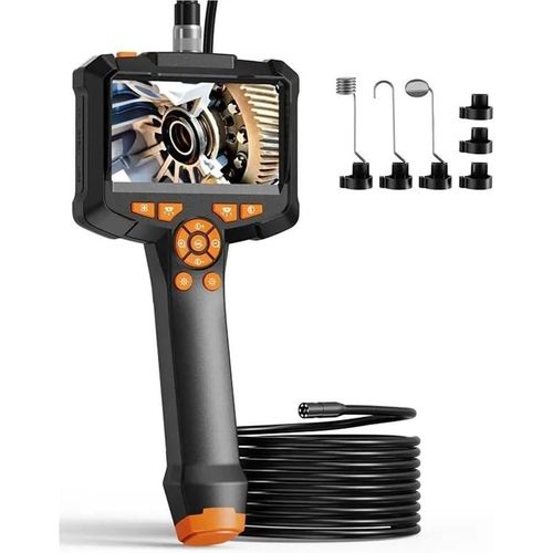 Heavy Duty Endoscope Camera – 8mm Dual Lens Waterproof Borescope with Long Cable