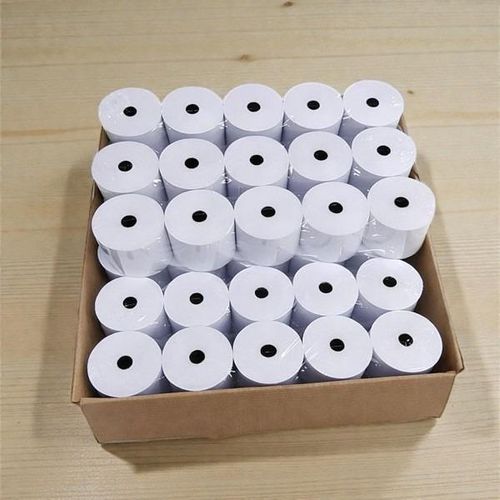 Smooth Operation Cost Saving Solution 50 Pieces Full Box of 80mm By 80mm By 13mm Thermal Paper Rolls