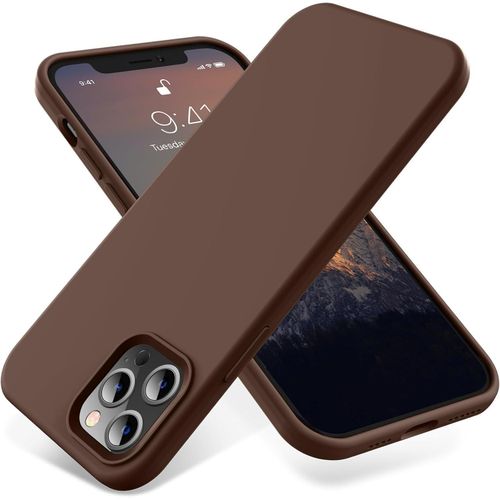 Soft Silicone Slim Fit Cover Anti-Scratch Shockproof Case for Apple iPhone 16 Pro - Brown