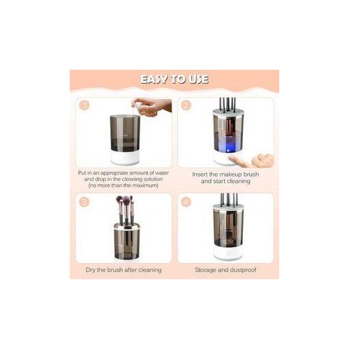 Electric makeup brush cleaner
