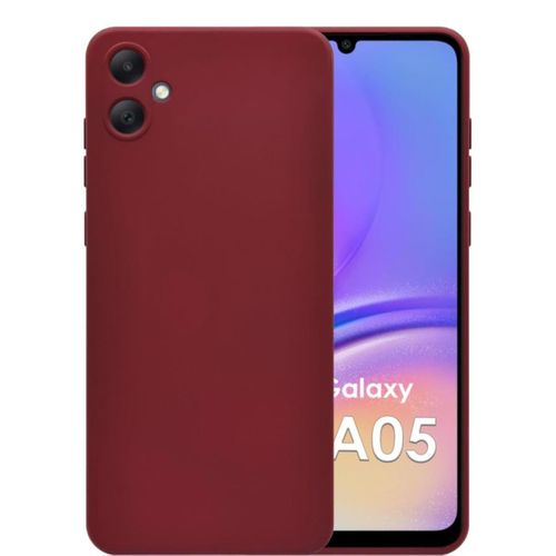 Samsung Galaxy A05 Maroon Soft Silicone Phone Case/ Cover
