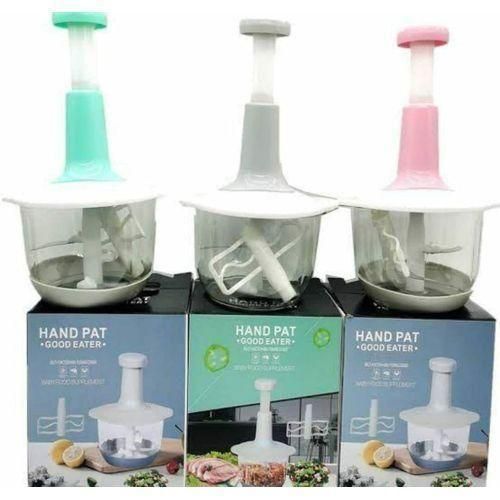 Food processor chopper, manual food processor, sharp blades chopper, Mixer Cutter for Onion, Salad, Tomato, Garlic, Large Vegetable & All in one solution for fruits,nuts,herbs