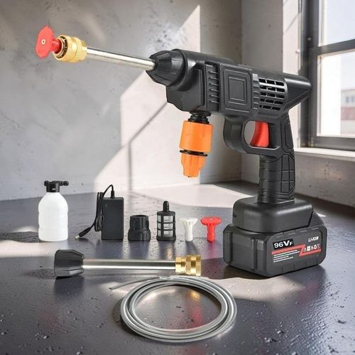 Professional Solution Ready 96V Cordless Portable High Pressure Car Washing Car Washer Gun