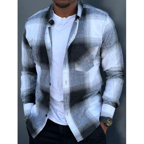 Mens Long-sleeve Flannel Shirt