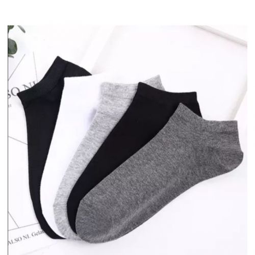 12prs Unisex Ankle Socks-Mixed Designs-Multicolour