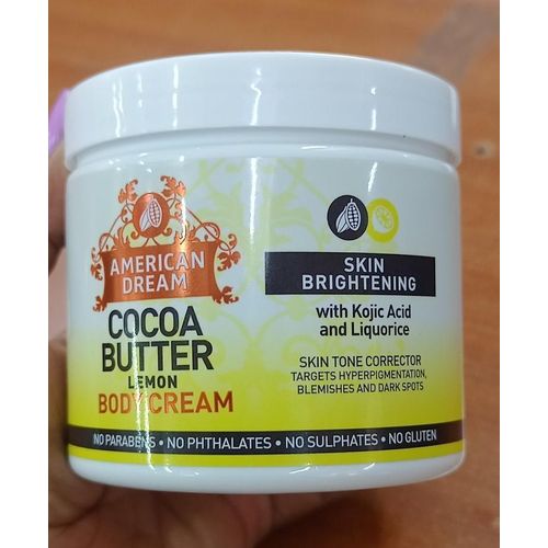 Cocoa Butter Lemon with Kojic Acid and Liquorice