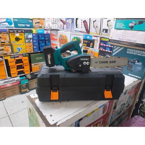 10 Inch Best Powerful Electric CORDLESS CHAINSAW With 2 Batteries