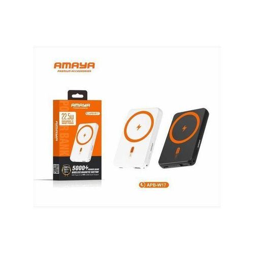 Magnetic Portable Charger (MagGo), 5,000mAh Wireless Power Bank, Magsafe-Compatible Battery Pack for iPhone 16 /15/14/13/12 Serie ultra-thin 22.5W super fast charging