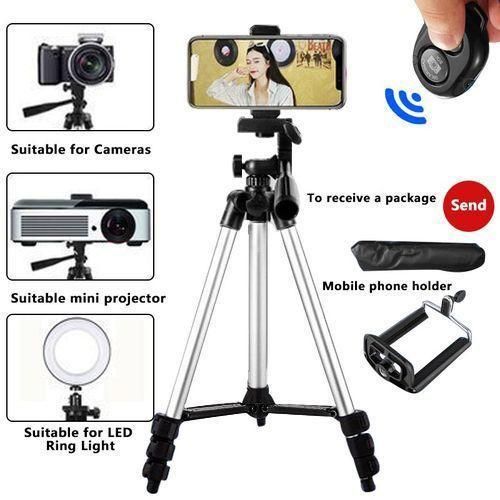 Lightweight Portable Tripod Stand With Remote Control