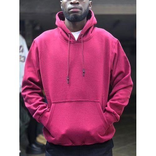 Unisex maroon heavy cotton hoodie