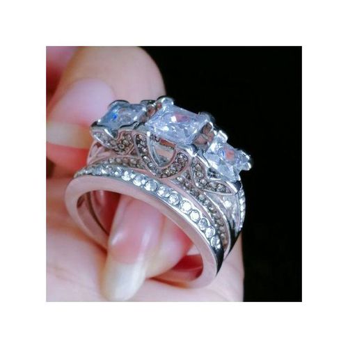 Wedding Ring Set Diamond For Couple