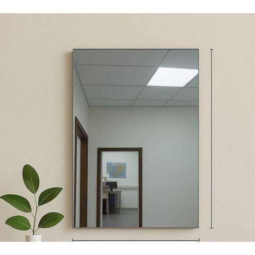 Square Peel And Stick Unbreakable Frameless Mirror